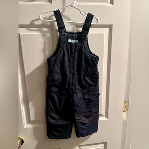 London Fog Dark Navy Toddler Snow Overalls Size 18 Months